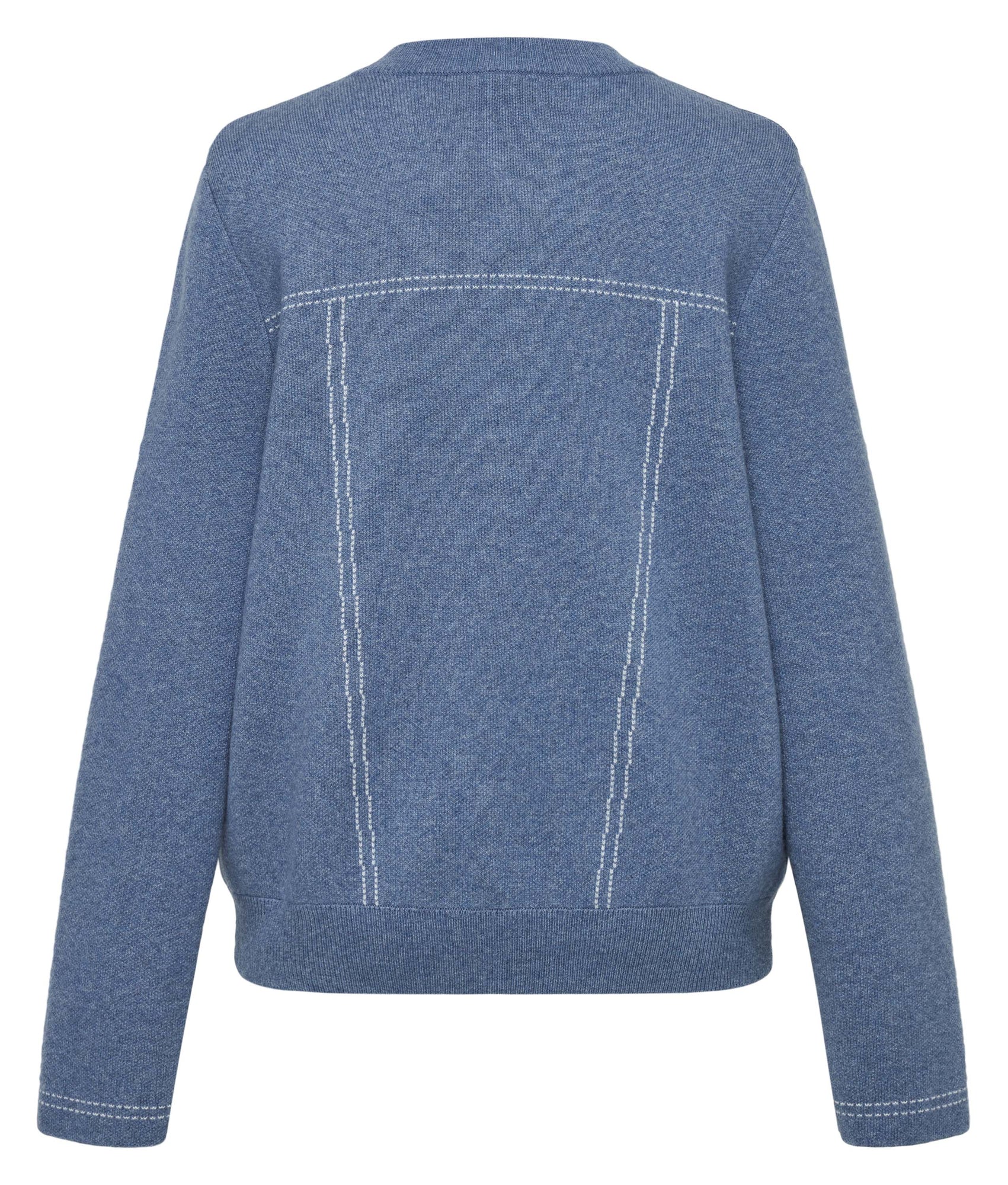 Wool Cashmere Top | Blue