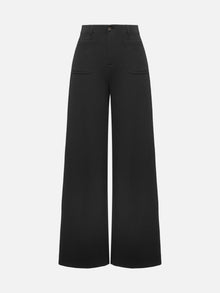 Practical Pockets Straight Leg Pants | Black