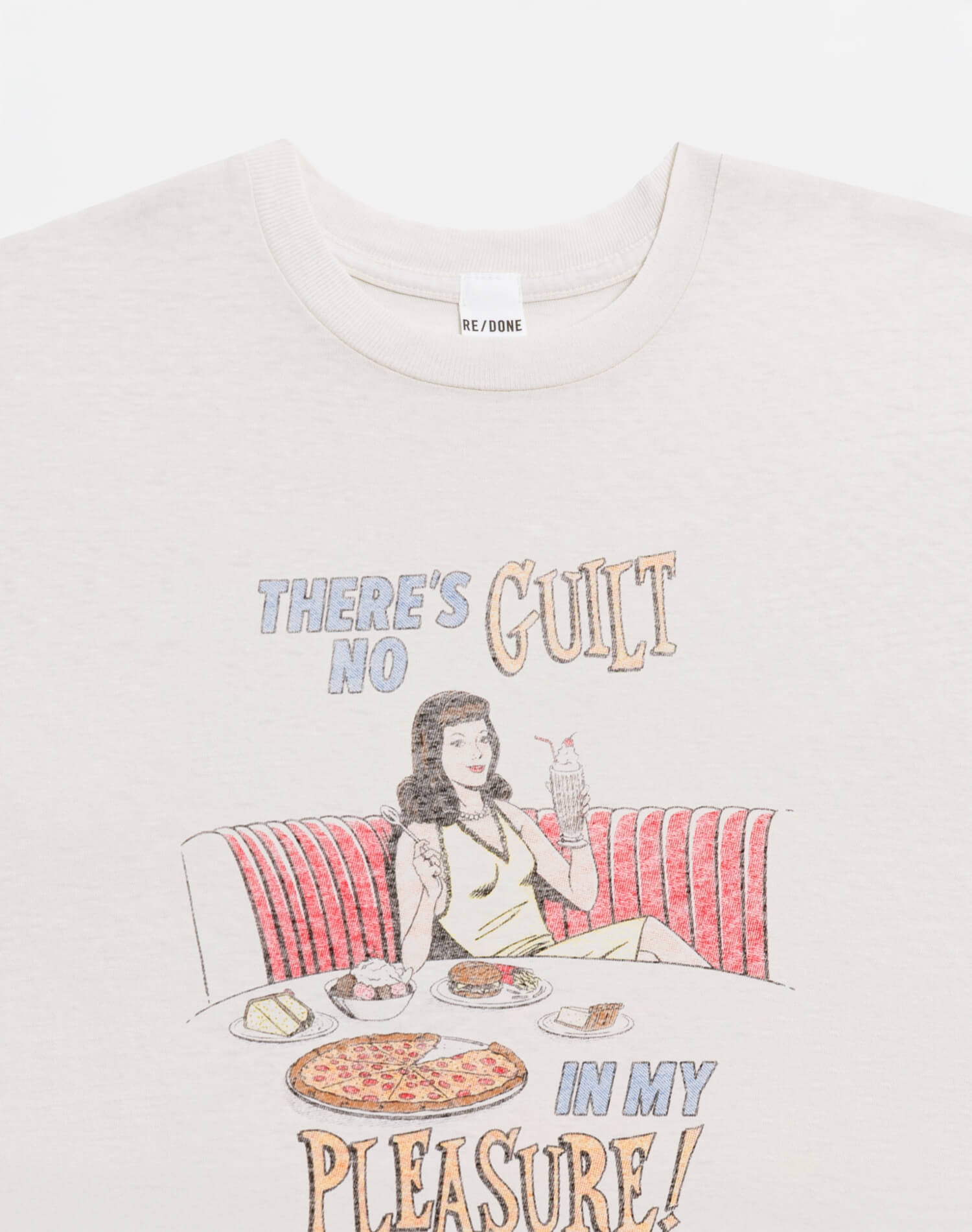 Womens | Classic "Pleasure" Tee | Vintage White