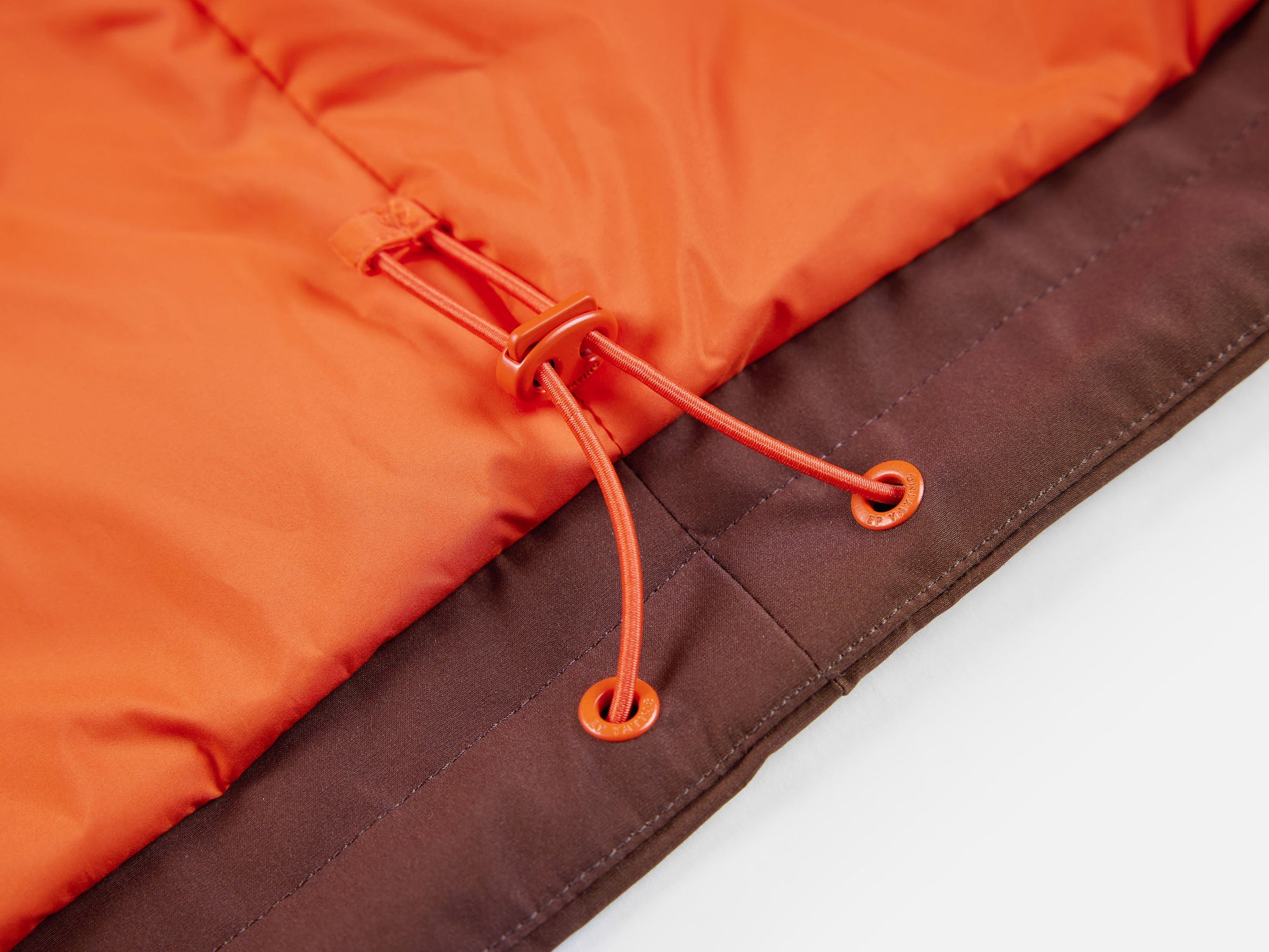 Hooded Jacket | Orange/Brown