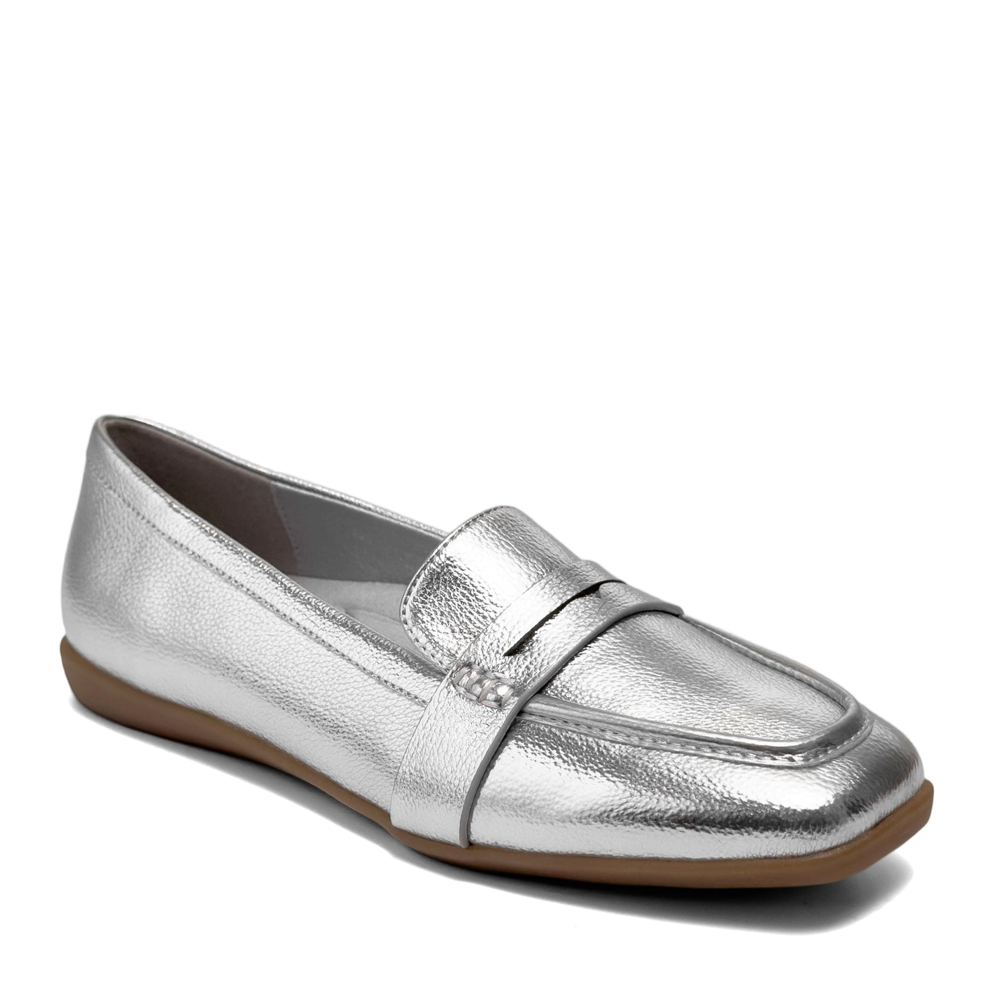 Kody Casual Loafer | Silver Faux Nappa