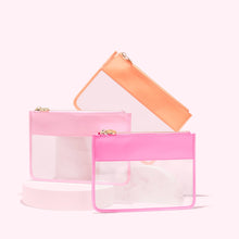Clear Flat Pouch | Bubblegum