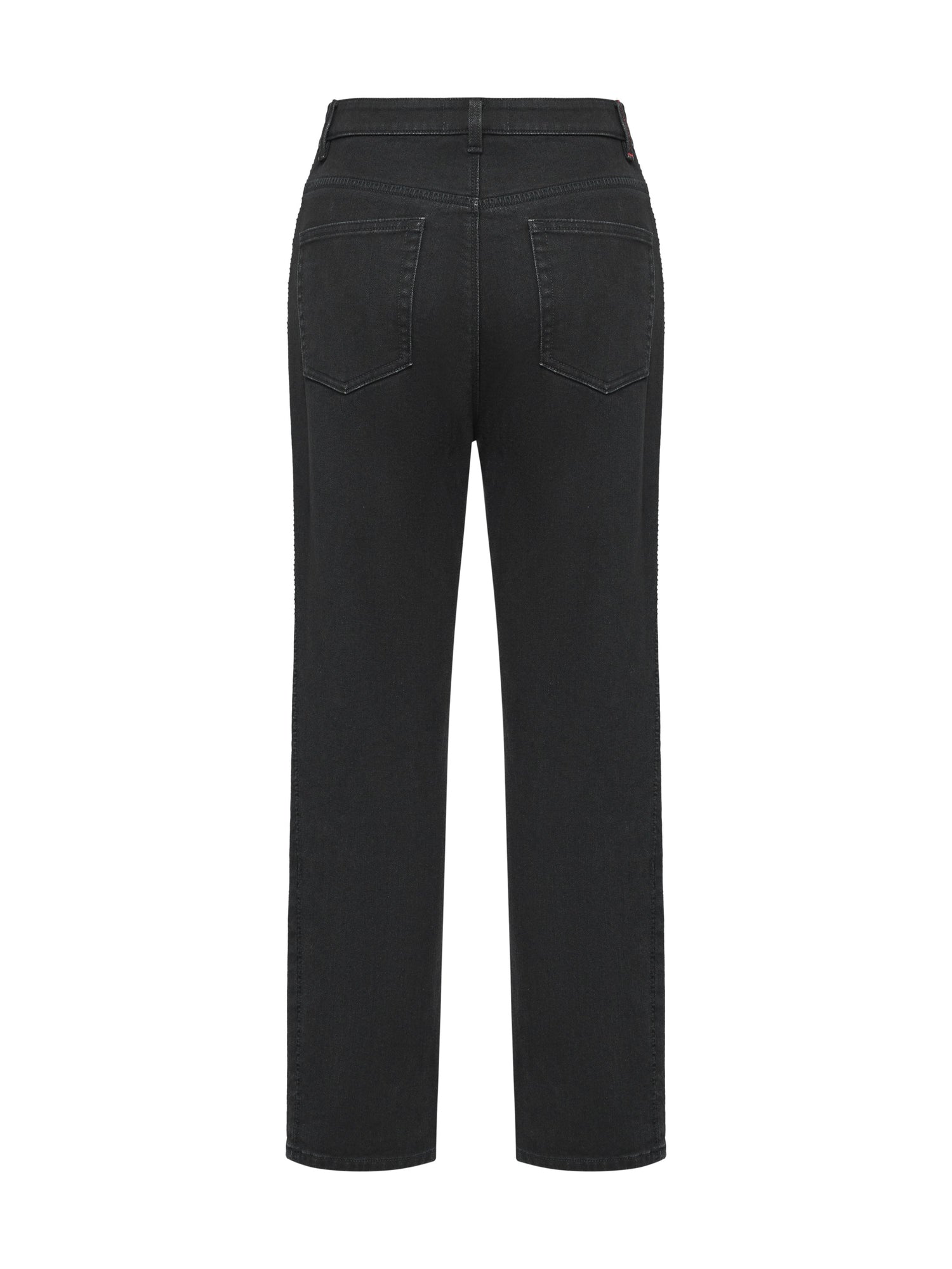 Straight Leg High-Waisted Jean | Black