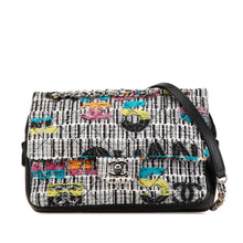 Chanel | Pre-Owned Quilted Tweed Fantasy Easy Flap | White/Off White