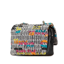 Chanel | Pre-Owned Quilted Tweed Fantasy Easy Flap | White/Off White