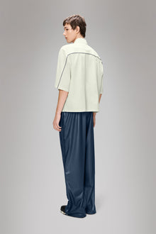 RAINS Rains x Umbro Drill Overshirt Vintage White Short Sleeve