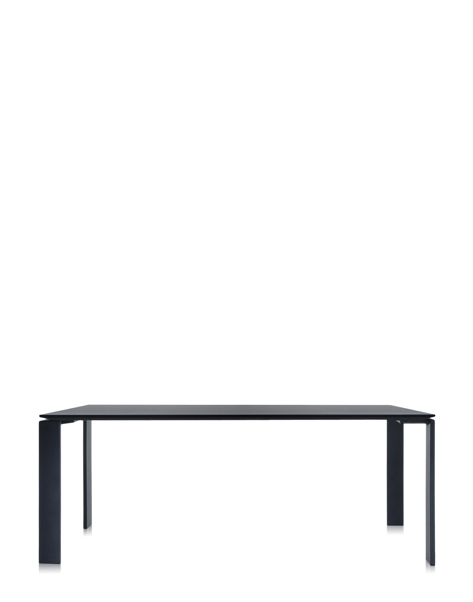 Four Rectangular Dining Table | Single | Black/Black