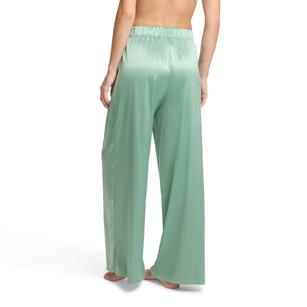 Satin Sleep Pant | Green Tea