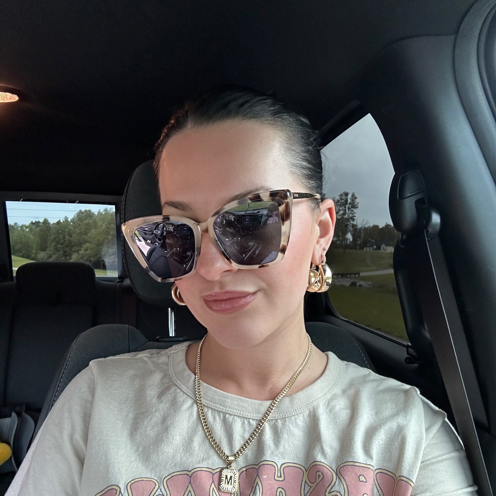 Womens | Becky II Sunglasses | Cream Tortoise | Grey Polarized Lenses