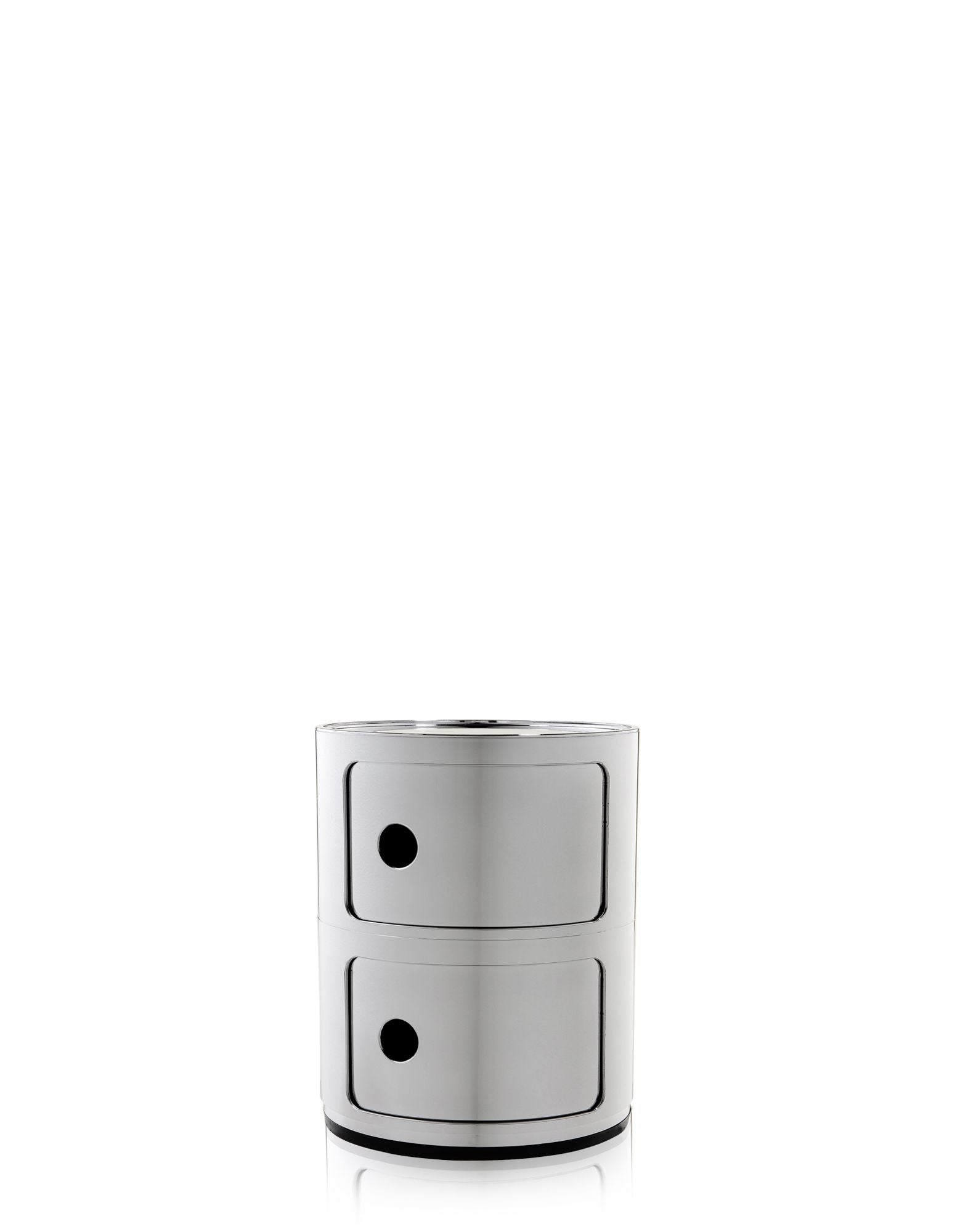 Componibili Metal Storage Unit - 2 Elements | Single | Chrome