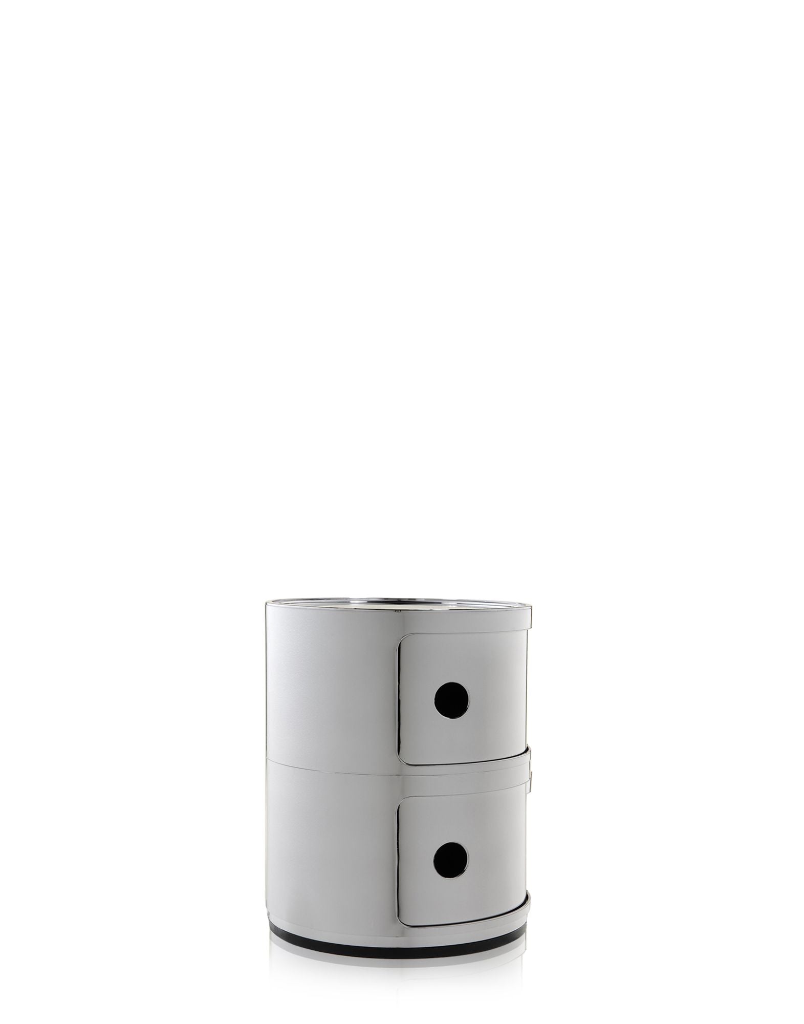 Componibili Metal Storage Unit - 2 Elements | Single | Chrome