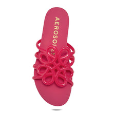 Frida Sandal Flat | Magenta Transluscent Thermoplastic Polyurethane