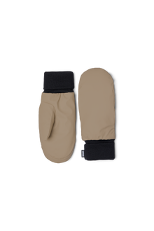 RAINS Alta Puffer Mittens Beige Gloves