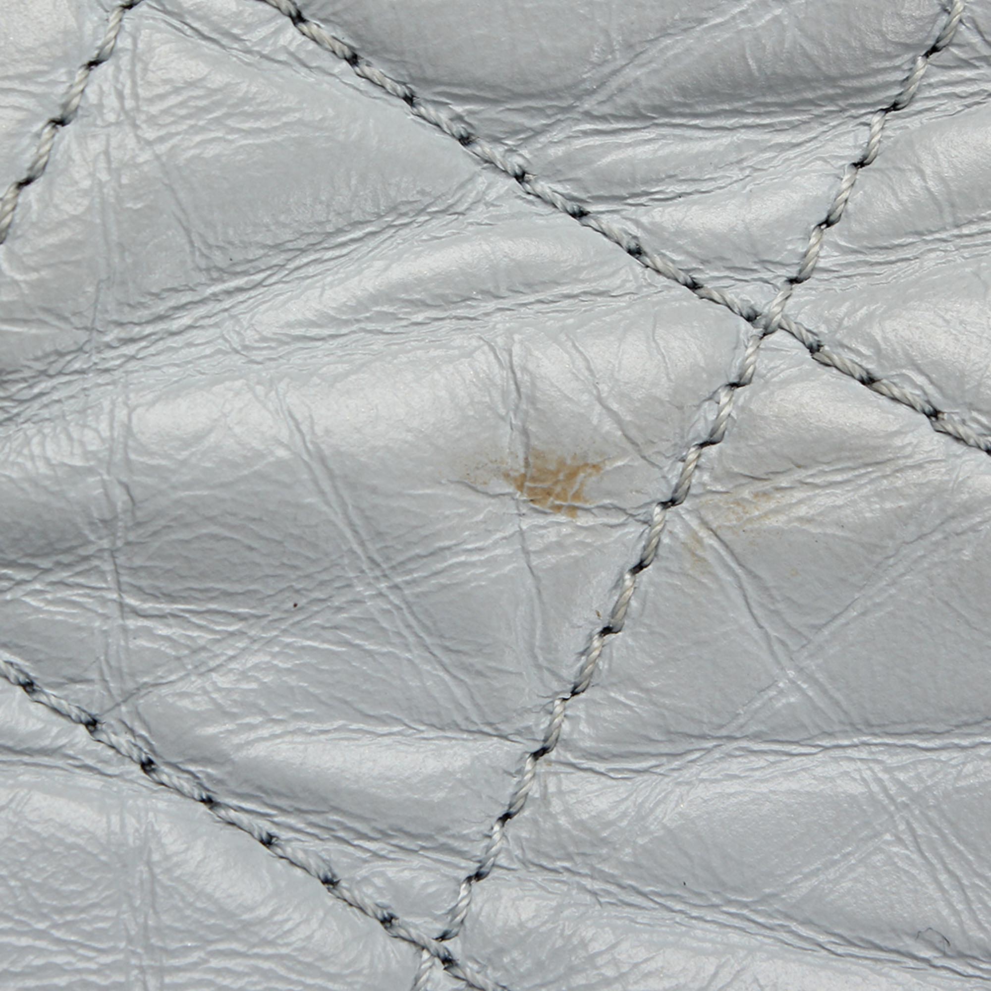 Chanel | Pre-Owned Medium Gabrielle Leather Shoulder Bag | Gray