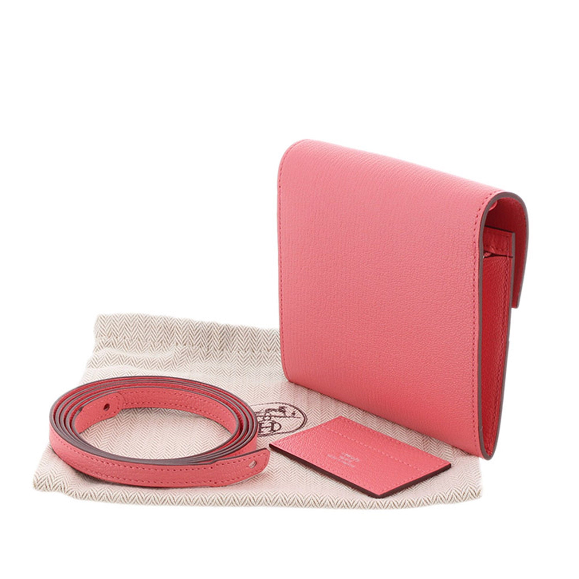 Hermes | Pre-Owned Cinhetic To Go Wallet | Pink