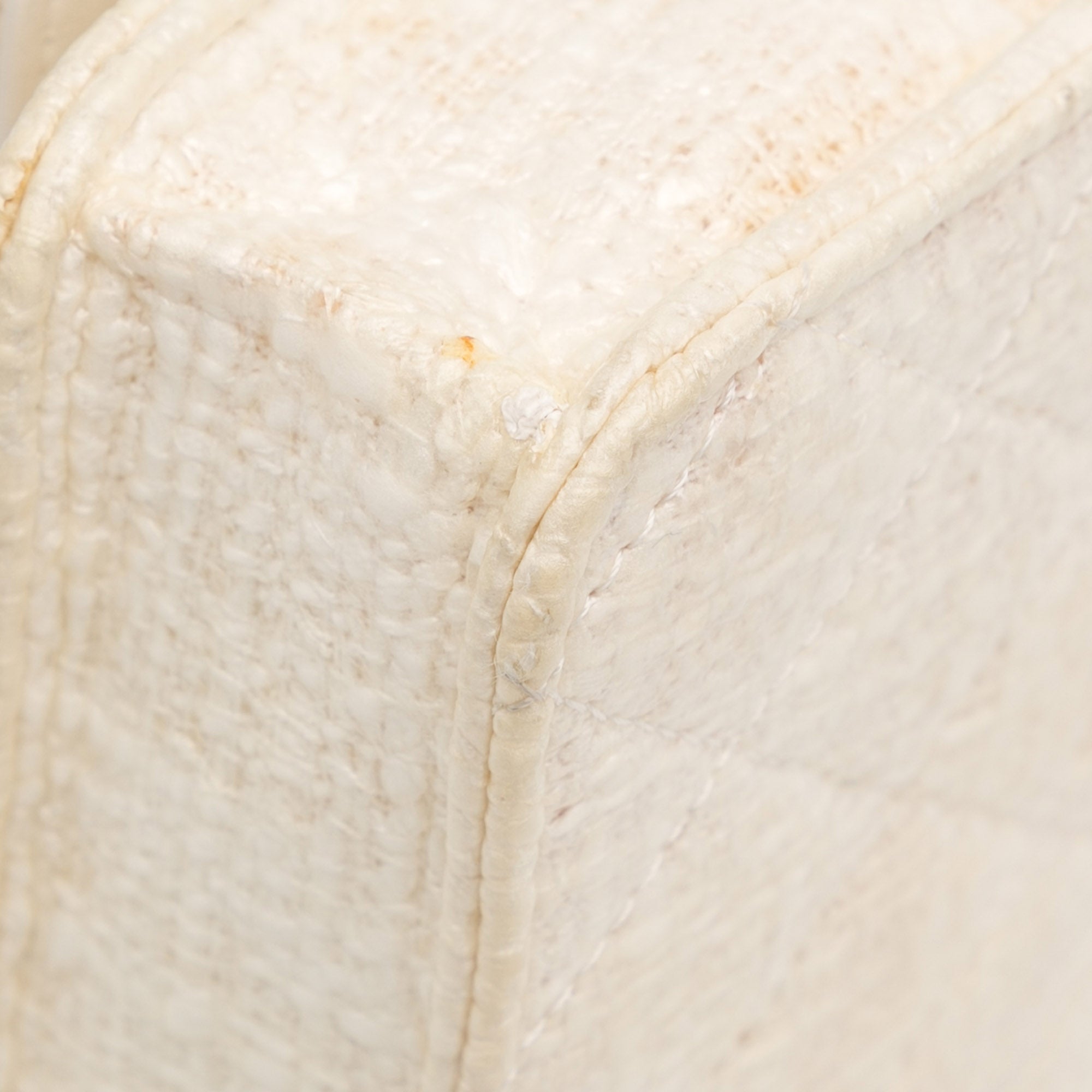 Chanel | Pre-Owned CC Coated Tweed Wallet On Chain - I | Brown/Beige