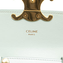 Celine | Pre-Owned Mini Calfskin Claude Crossbody | Blue/Light Blue