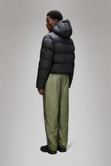 RAINS Alta Short Puffer Jacket Black Jacket
