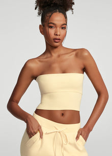 Chunky Knit Crop Top | Lemon Meringue