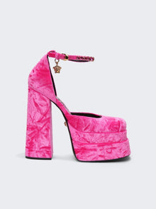 Women | Versace | Medusa Aevitas Platform Pumps | Glossy Pink