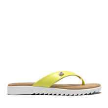 Jordyn Sandal Thong | Lemon Faux Nappa