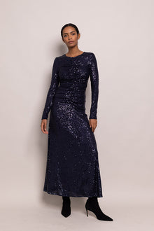 Maisy Dress | Midnight Sequins