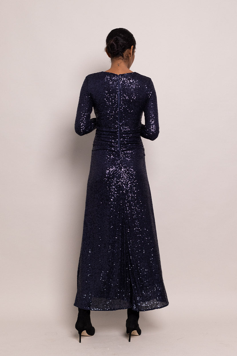 Maisy Dress | Midnight Sequins