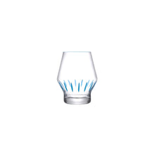 Beak Glasses - Striped | Clear Crystal | Set of 2