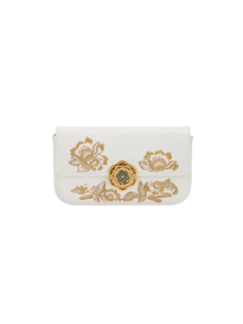 Chinese Style Embroidered Bag | White