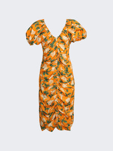 Women | Agua by Agua Bendita | Camelia Dress | Orange