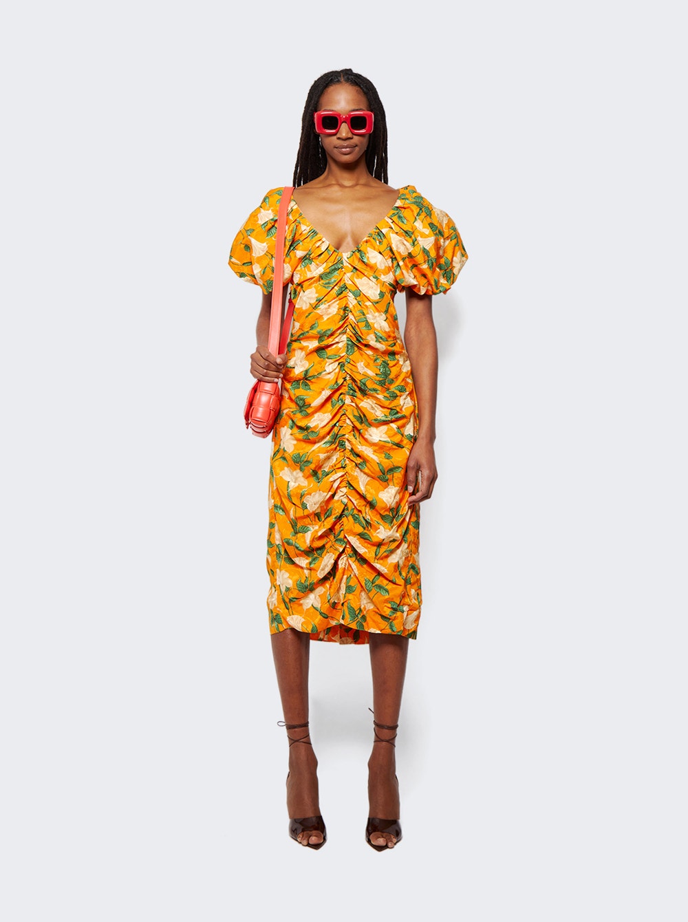 Women | Agua by Agua Bendita | Camelia Dress | Orange