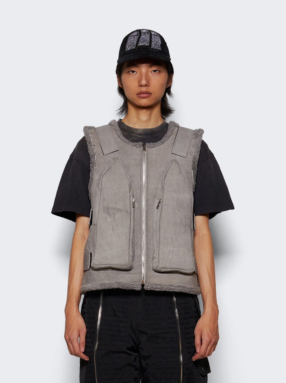 Men | WHO DECIDES WAR | Bullet Point Vest Vintage Grey