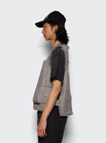 Men | WHO DECIDES WAR | Bullet Point Vest Vintage Grey