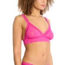 Signature Lace Crossover Bralette | Marmalade (Pink)