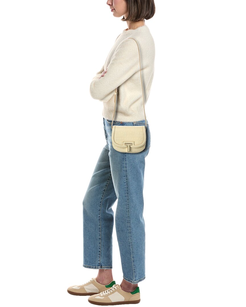 Tom Ford | Womens | Mini Leather Shoulder Bag | White