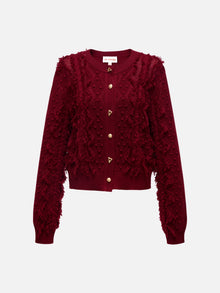 Knit Sweater | Wine Red
