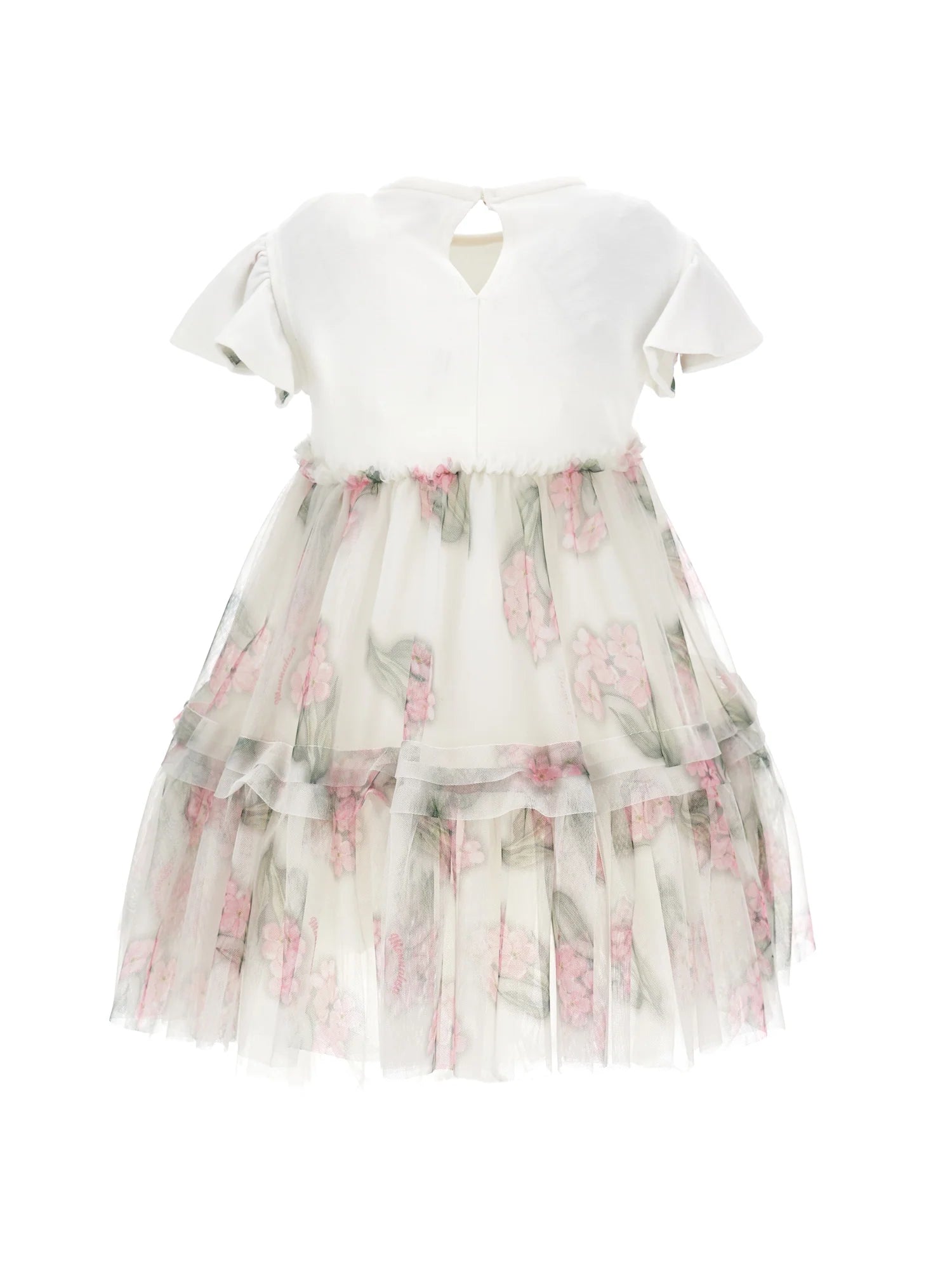 Girls | High-Waisted Tulle Dress | Cream/FairyTale