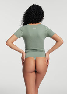 V-Neck T-shirt | Sage Green