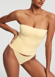 Seamless Full-Length Tube Top | Lemon Meringue