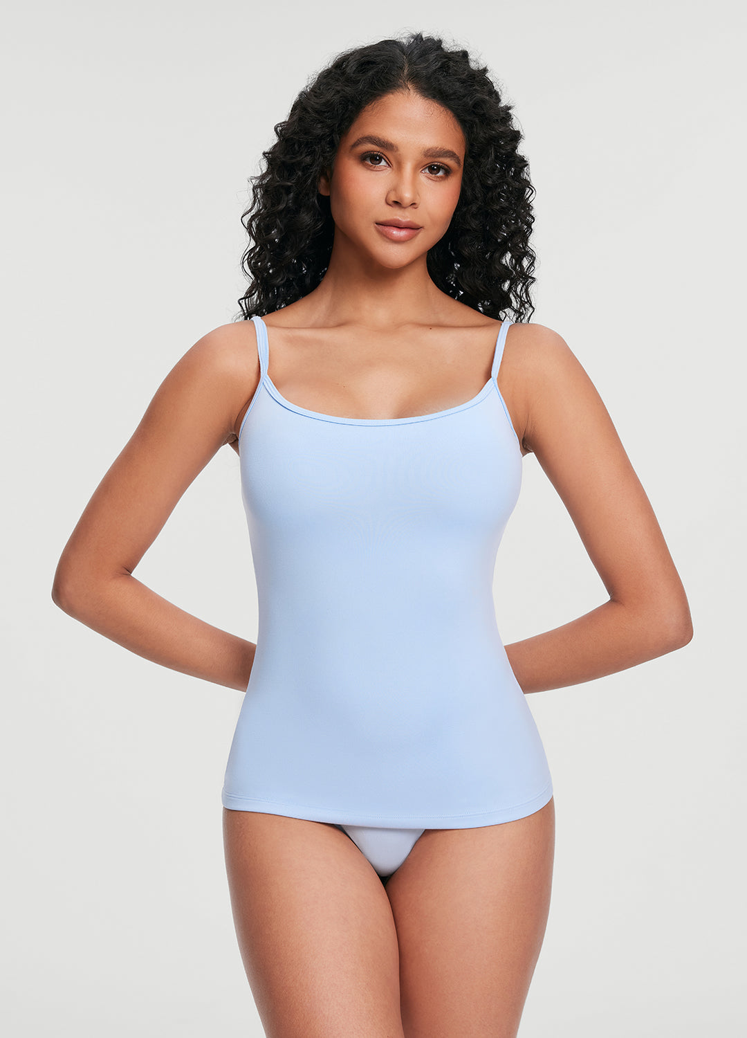 Thin Strap Tank Top | Sky Blue