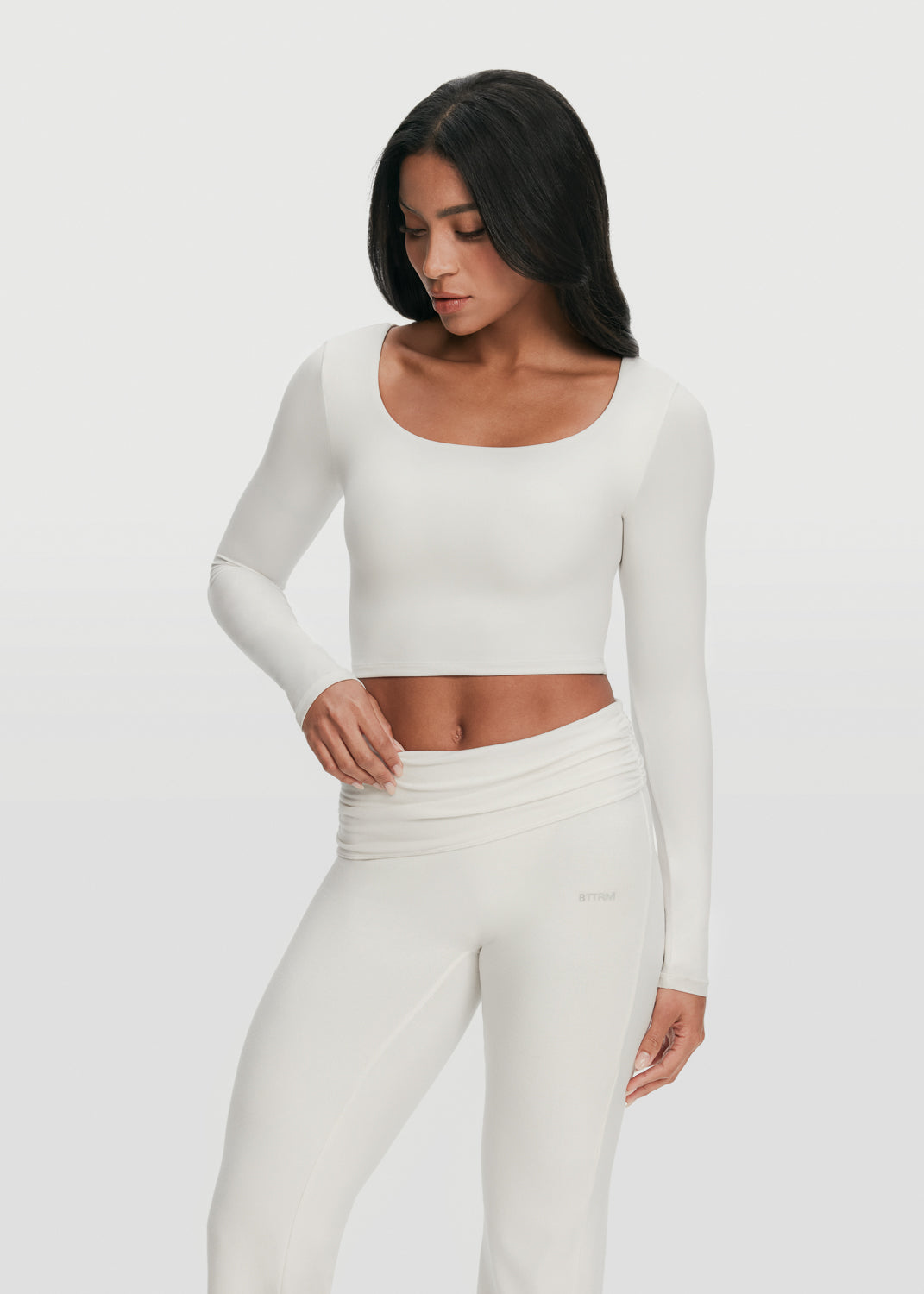 Soft Seamless Lounge Pants | White