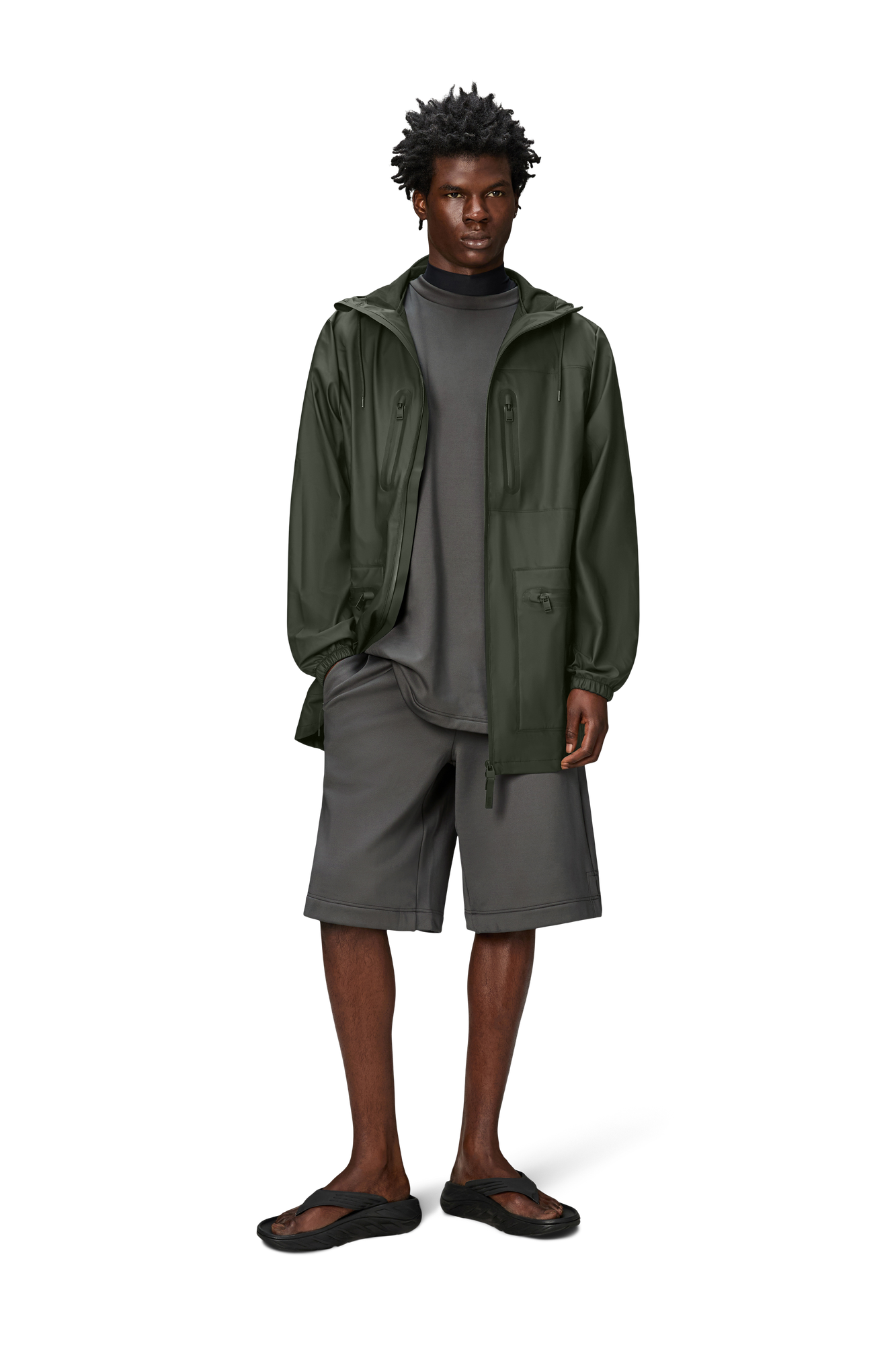 Unisex | Cargo Long Jacket W3 | Green