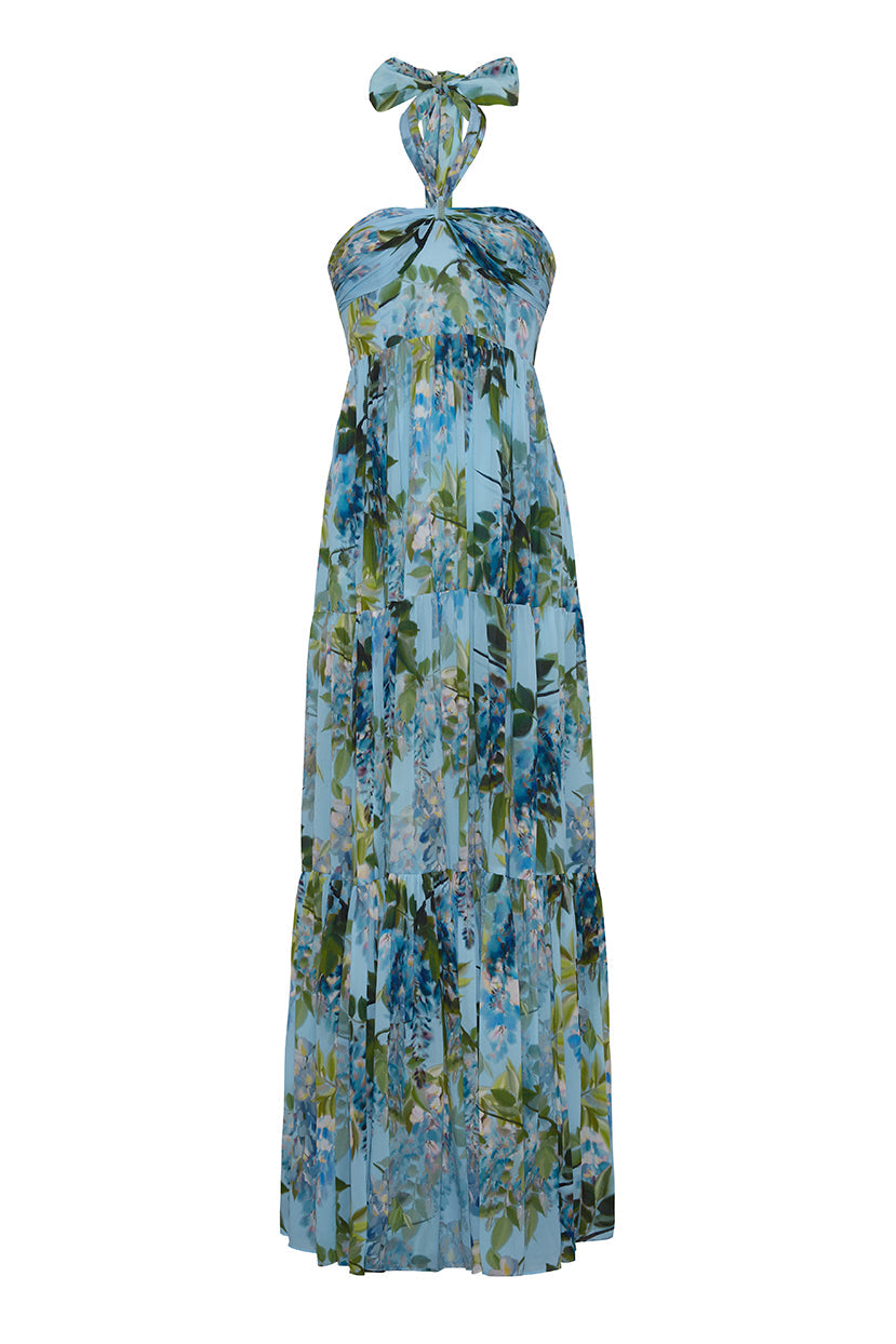 Piana Maxi Dress | Wisteria Light Blue