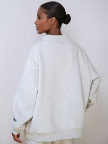 Parke Varsity Mockneck | Classic Grey/Vintage