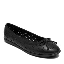 Beyla Casual Flat | Black Faux Nappa