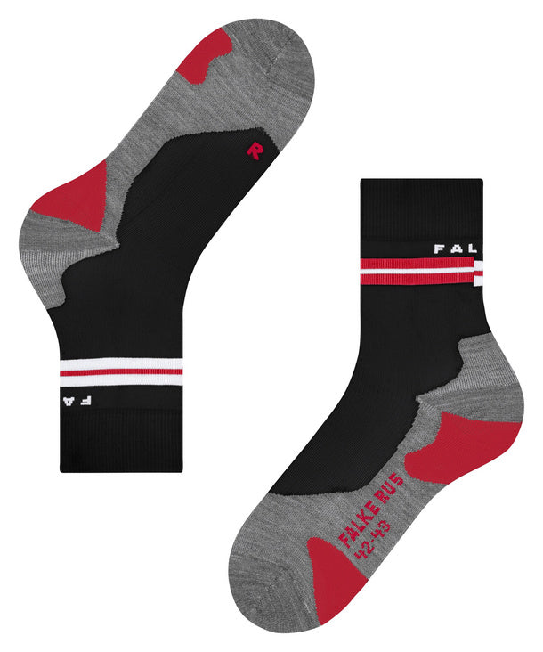 Mens | RU5 Race Socks M | Black-Flam