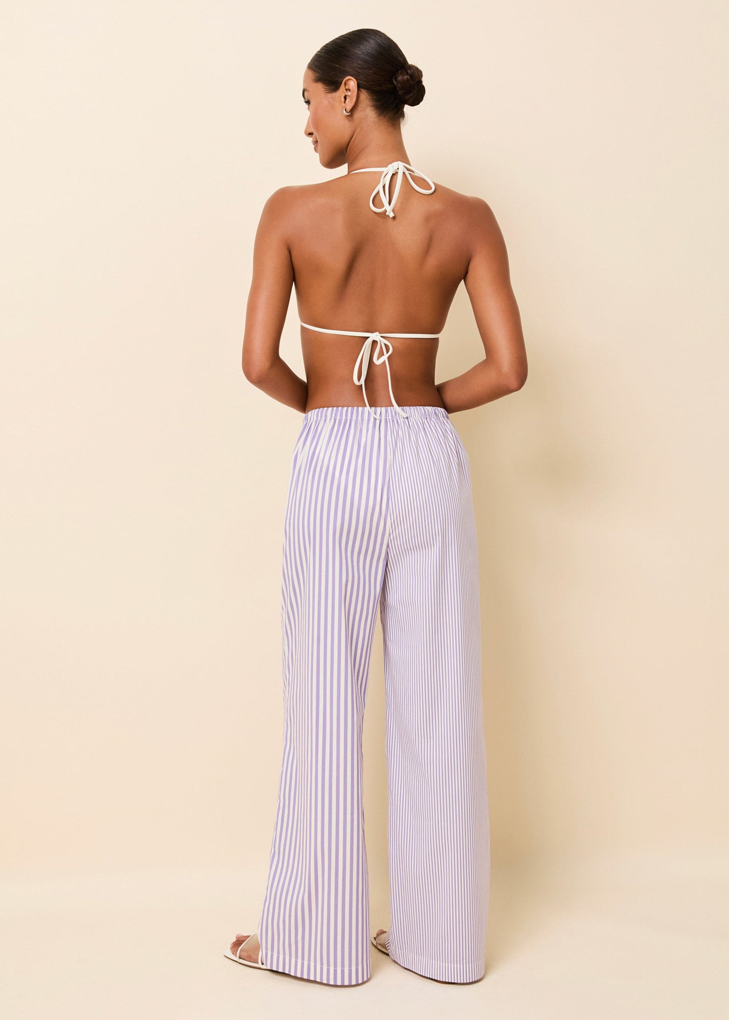 Ashling Pant Ultra Violet Stripe - Solid & Striped