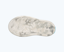 Bottom view of a Native Shoes Kids Jefferson French Terry Kids | Hyams Grey Marble/ Hyams Grey Footwear