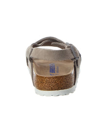 Birkenstock | Womens | Tulum SFB Suede Sandal | Grey