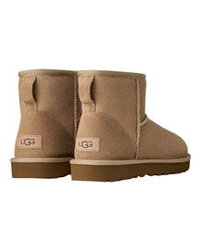 UGG | Womens | Classic Mini II Suede & Shearling Boot | Brown